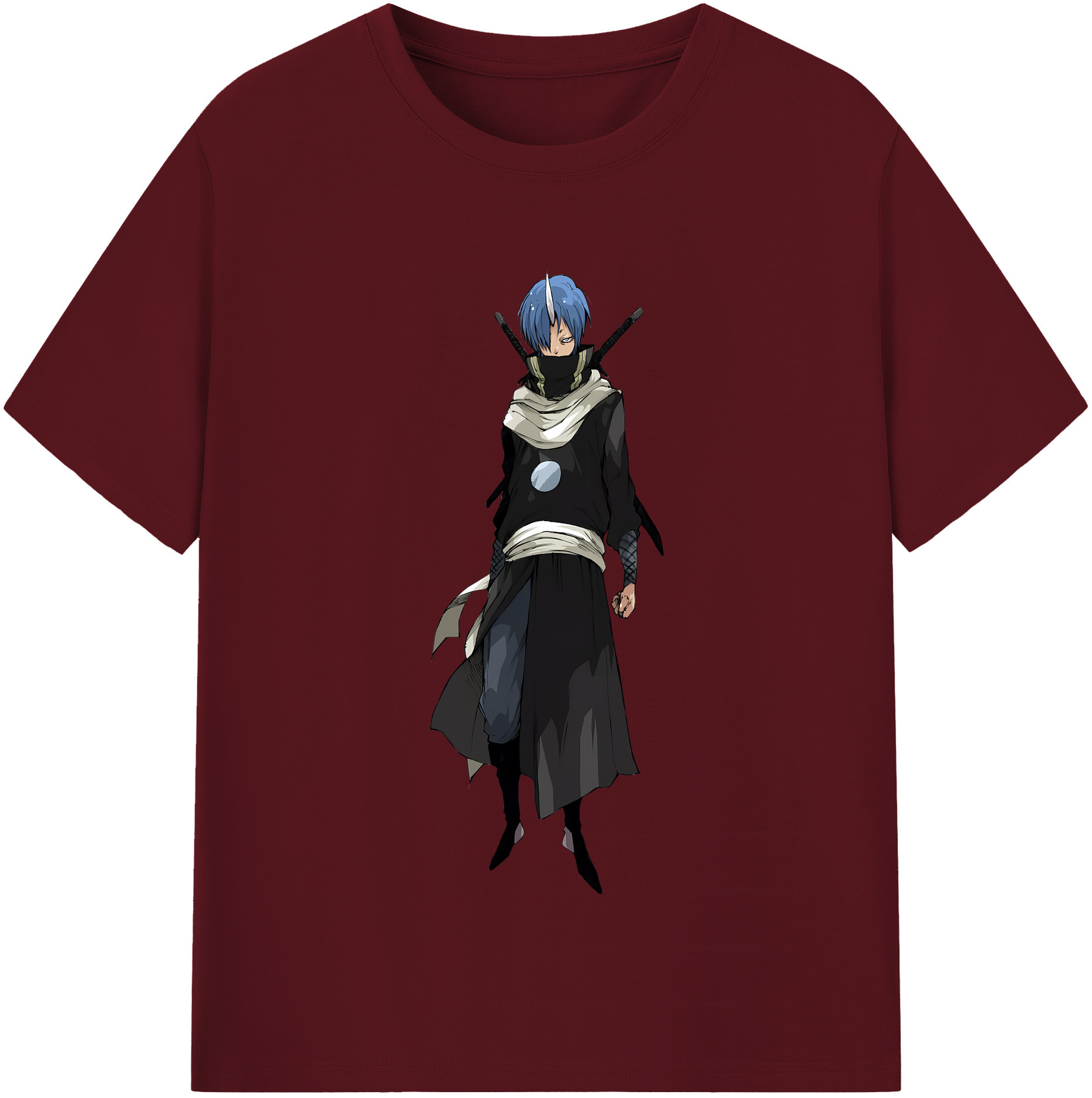 （画像用） 転スラ Regarding Reincarnated to Slime 綿100％半袖Tシャツ（フロントプリント）